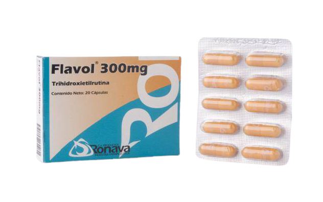 FLAVOL TRIHIDROXIETILRUTINA 300 MG X 20 CAP