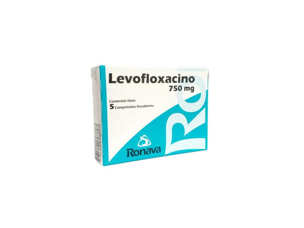 LEVOFLOXACINO 750 MG X 5 COM REC RONAVA