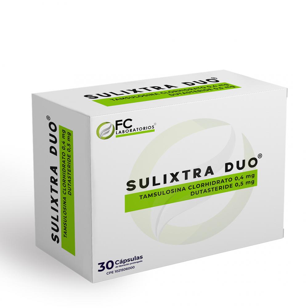SULIXTRA DUO TAMSULOSINA DUTASTERIDE 0.4/0.5 MG X 10 CAP