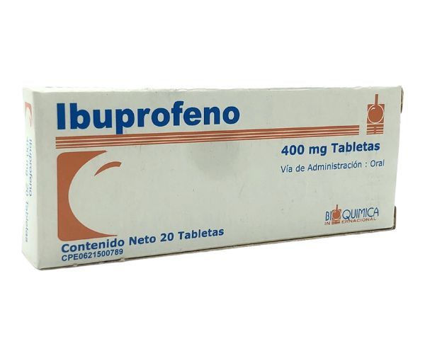 IBUPROFENO 400 MG X 10 TAB BIOQUIMICA INTERNACIONAL