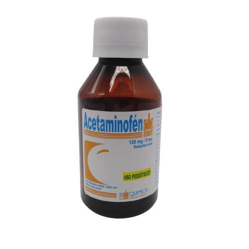 ACETAMINOFEN 120MG/5ML SOL ORAL PED 120 ML BIOQUIMICA