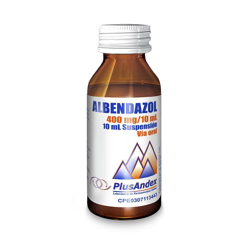 ALBENDAZOL SUSP 400MG/10ML X 10 ML PLUSANDEX