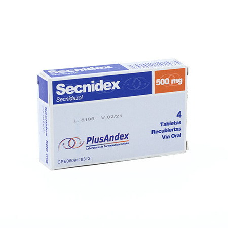 SECNIDEX SECNIDAZOL 500MG X 4 TAB (FAZOL/ SECNIDAL/ SECNIDEX/ SECNIVAX)