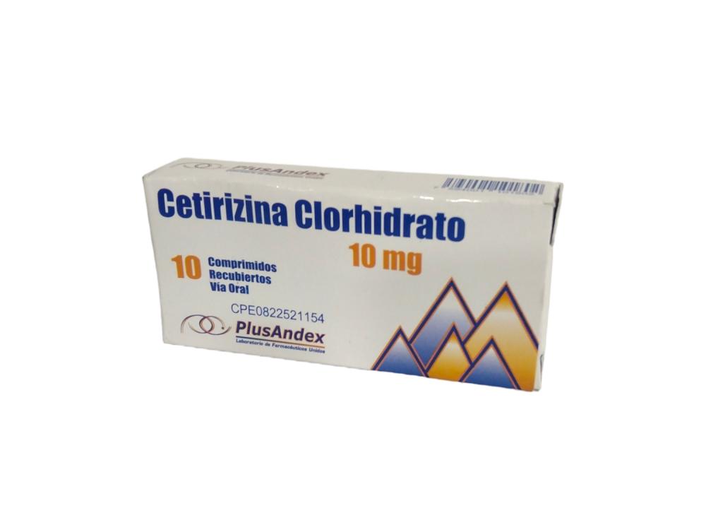 CETIRIZINA 10 MG X 10 COMP REC (CELAY TALZIC) PLUSANDEX