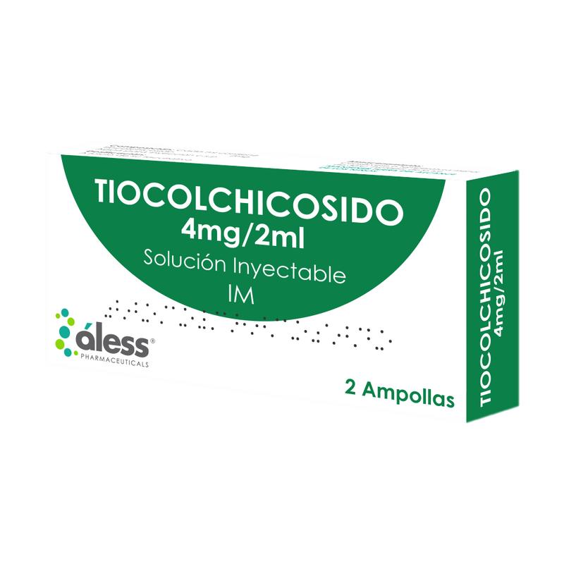 TIOCOLCHICOSIDO 4 MG / 2 ML IM. X 2 AMP EUSILEN ALESS