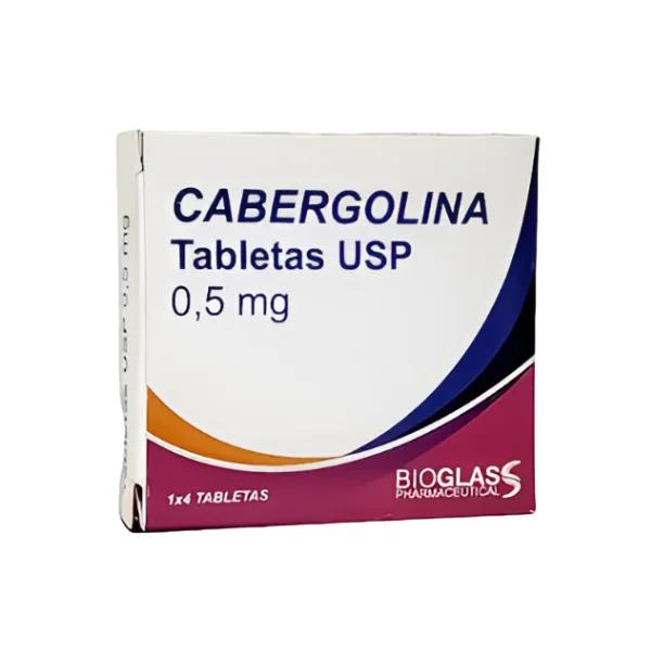 CABERGOLINA 0.5 MG X 4 TAB BIOGLAS