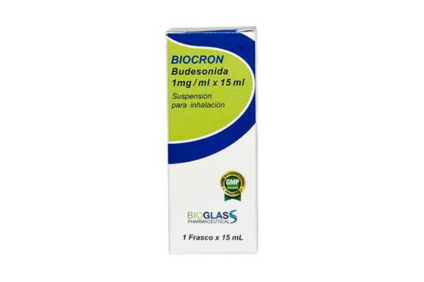 BIOCRON BUDESONIDA 1MG/ML SUSP PARA NEBULIZAR 15 ML (PULMOLET/ PULMICORT) BIOGLAS