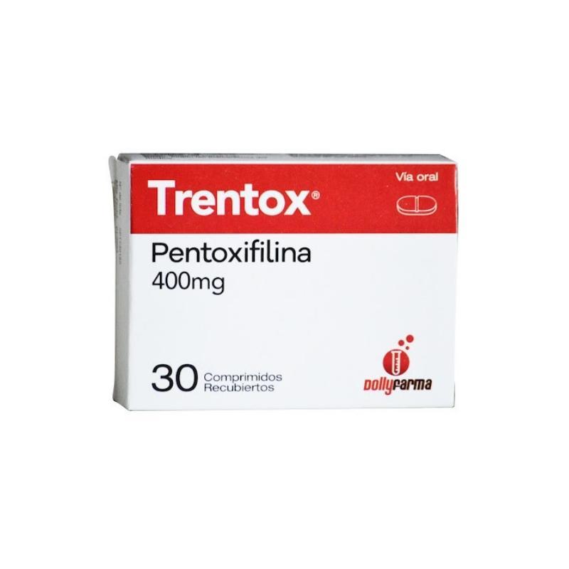 TRENTOX 400MG 30TAB (PENTOXIFILINA) DOLLYFARMA