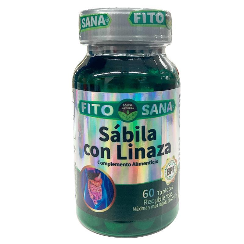 SABILA CON LINAZA 320MG/160MG X 60 TAB REC FITOSANA
