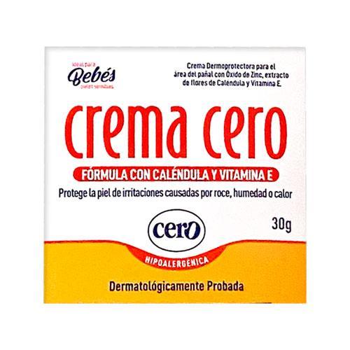 CREMA CERO CON CALENDULA Y VIT E HIPOALERGENICA (ANTIPAÑALITIS) 30G LAB CERO