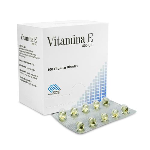 BLIST VITAMINA E 400 U.I X 10 CAPS BLANDAS