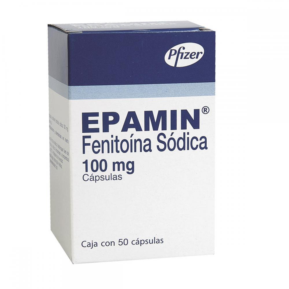 EPAMIN FENITOINA SODICA 100MG 50 CAPS PFIZER