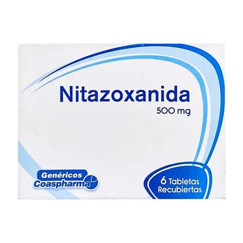 NITAZOXANIDA 500 MG X 6 TAB (GIVOTAN CELECTAN) COASPHARMA