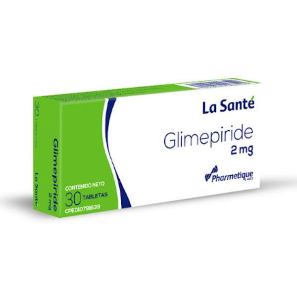 GLIMEPIRIDE (GLIMAR, GLIMERID) 2MG 30TAB LA SANTE