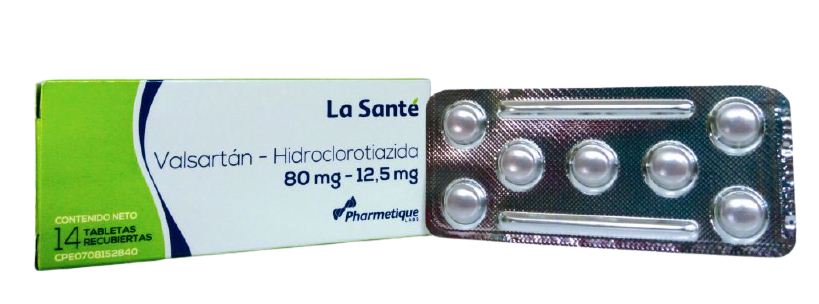 VALSARTAN + HCT 80MG/12.5MG X 14 TAB (DIOVAN HCT / VALSAN HCT) LA SANTE