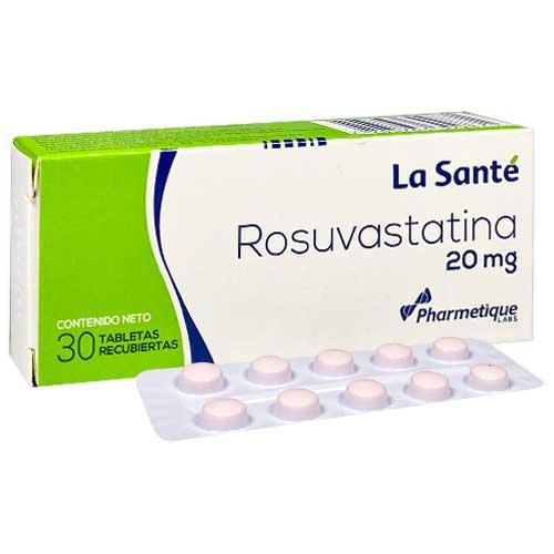 ROSUVASTATINA 20 MG X 30 TAB REC (REGULIP CRESADEX ROSULIP)