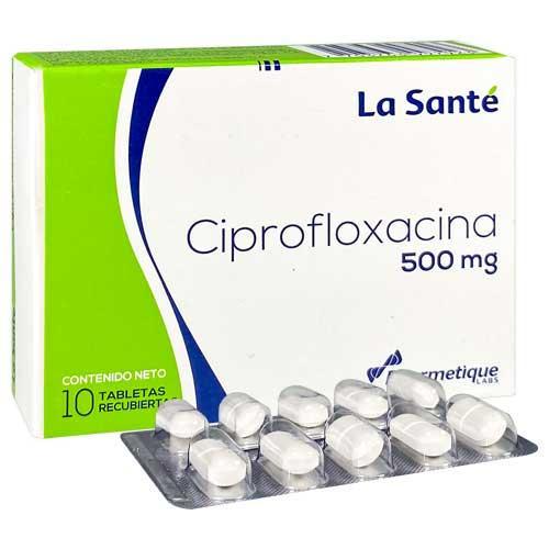 CIPROFLOXACINA 500MG 10 TAB LA SANTE (CIRPOXINA CYPRAL)