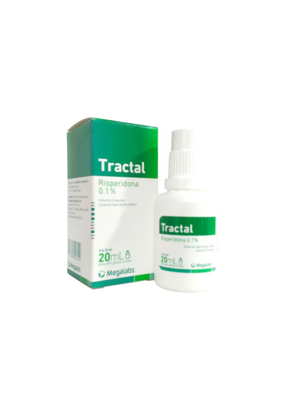 TRACTAL RISPERIDONA 0.1% 1MG/ML GOTAS 20 ML (RIDAL/ESQUIDONE/ RISPEN/ RISPERID/ RISPERDAL)