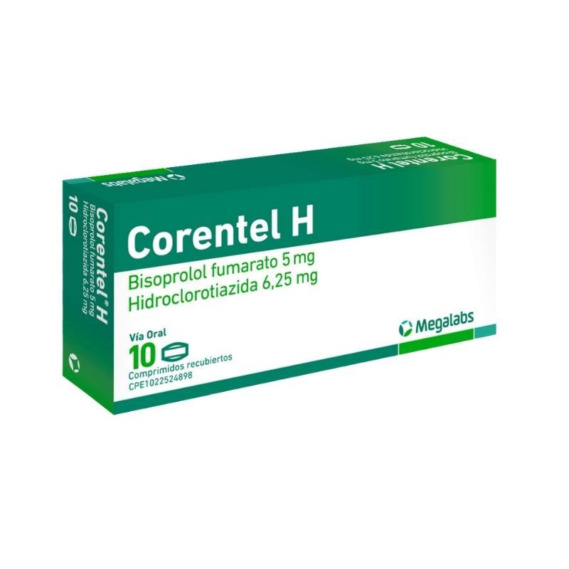 CORENTEL (BISOPROLOL) H 5MG- 6.25MG X 30 TAB LAB MEGALABS
