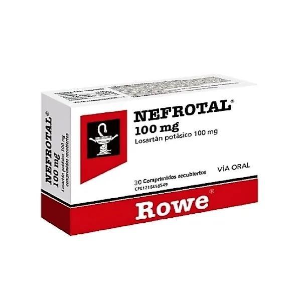 NEFROTAL LOSARTAN POTASICO 100 MG X 30 COMP REC