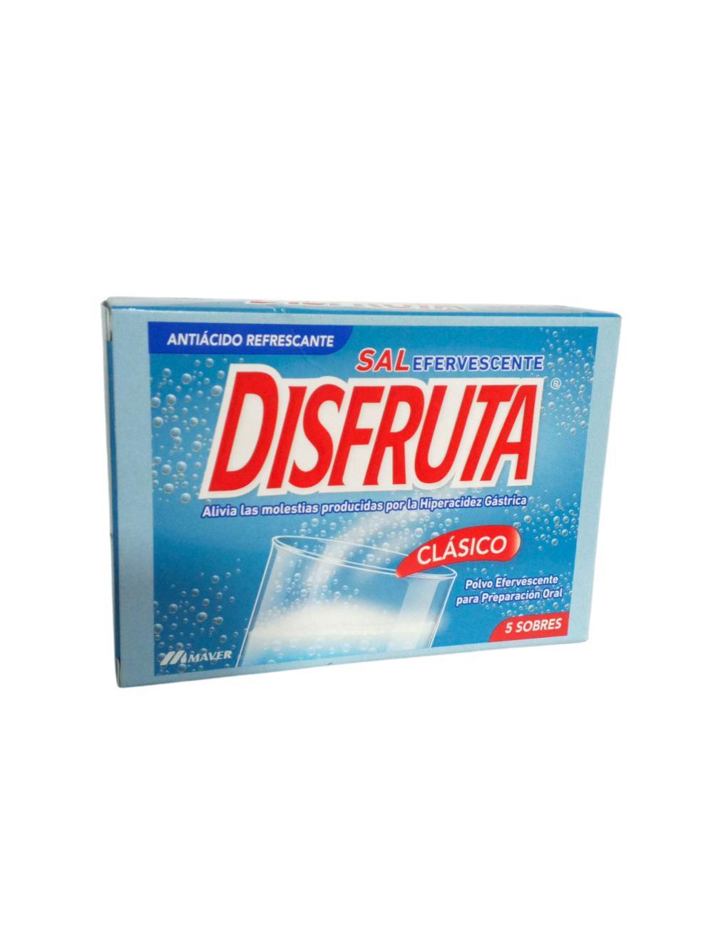 DISFRUTA ANTIACIDO EFERVESCENTE X5 SOBRES