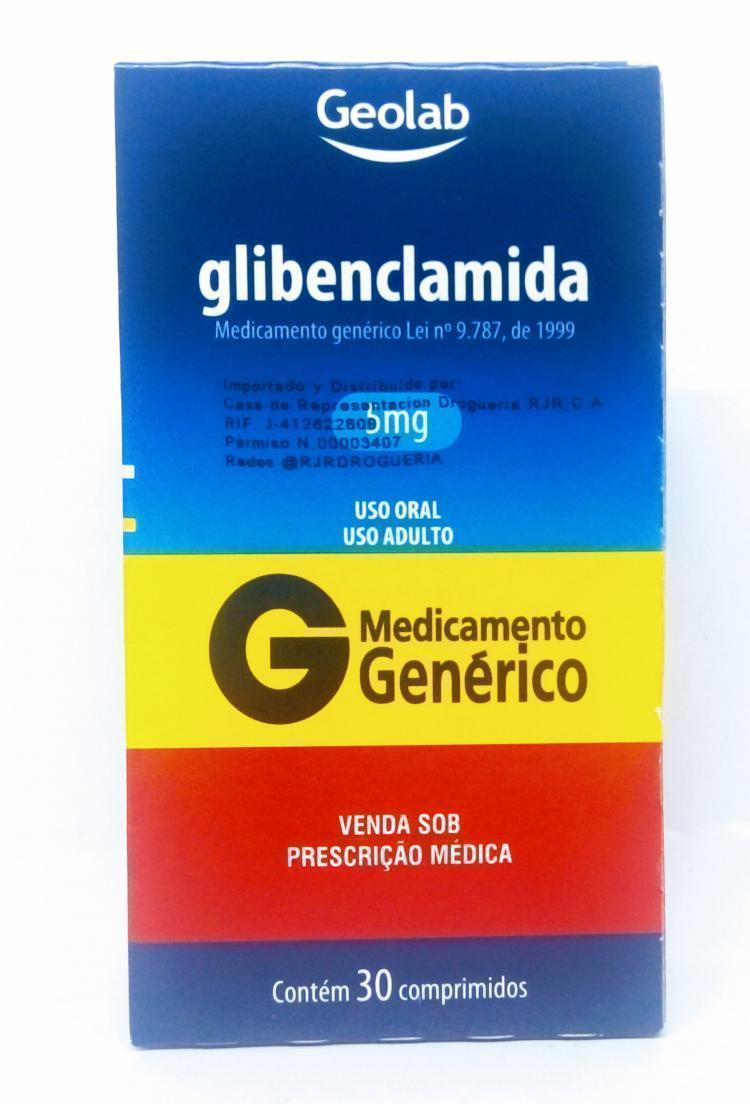 GLIBENCLAMIDA 5MG X 30 TAB (DAONIL/ EUGLUCON/ GLIBENCIL)