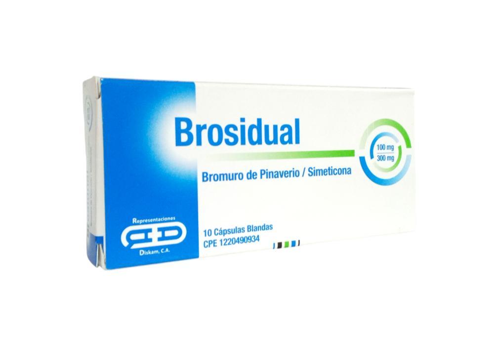 BROSIDUAL BROMURO PINAVERIUM/SIMETICONA 100MG-300MG X 10 CAP