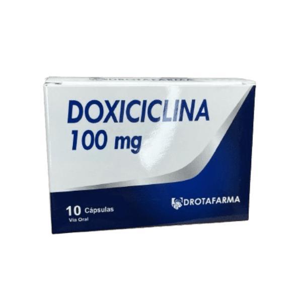 DOXICICLINA 100MG 10 CAPS DROTAFARMA (TREMESAL/VIBAMICINA)