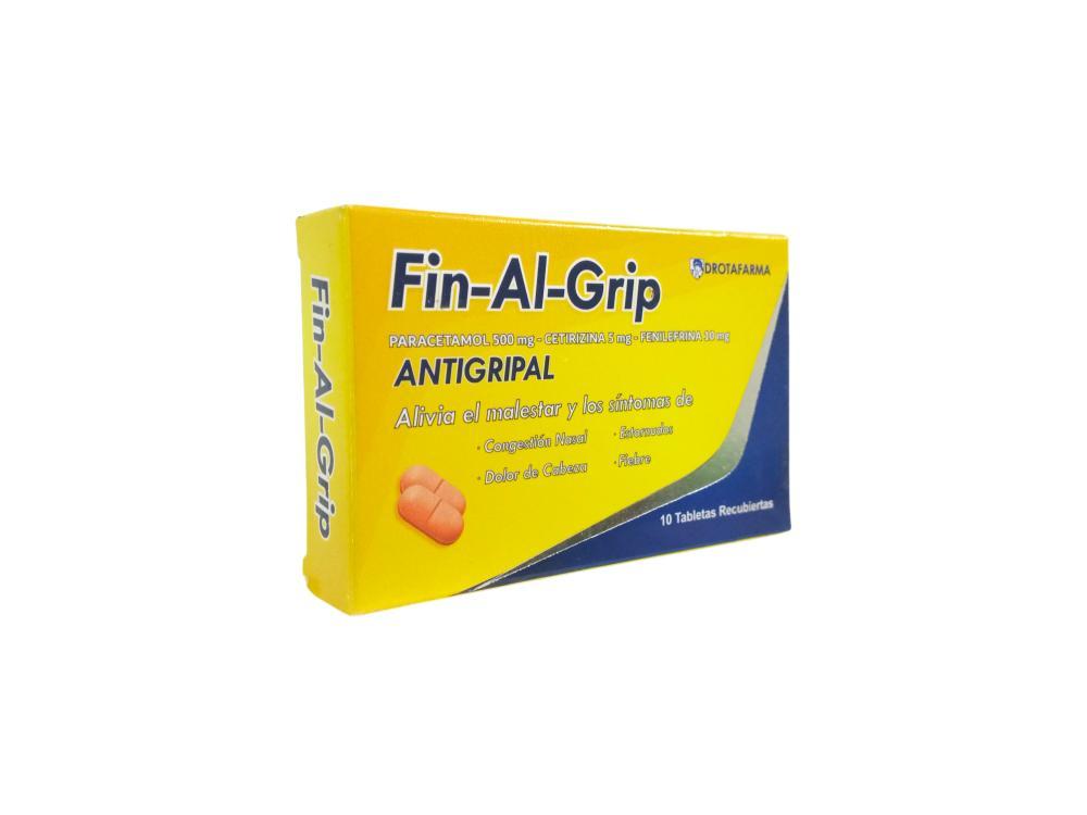 FINALGRIP PARACETAM 500MG/ CETIRIZINA 5MG/ FENIL 10MG X 10 TAB