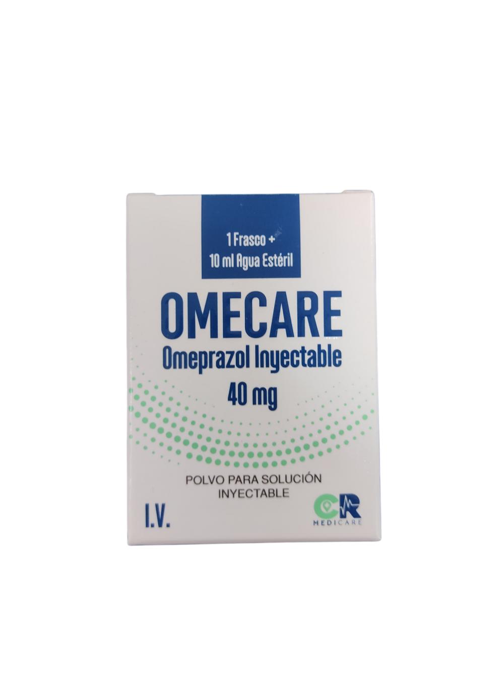 OMECARE OMEPRAZOL 40 MG POLVO LIOFILIZADO INY I.V (OMEPRAX/ OMEVAX/ OPRAZOL) MEDICARE