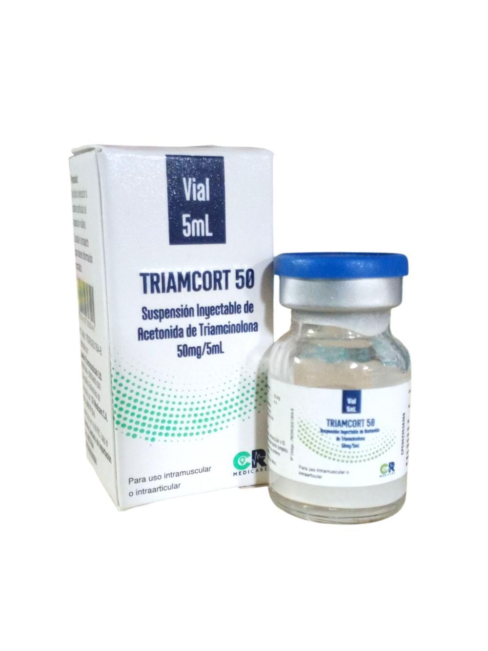 TRIAMCORT 50 ACETONIDA DE TRIAMCINOLONA 50MG/5ML VIAL I.M./I.ART. (KENAKORT) MEDICARE