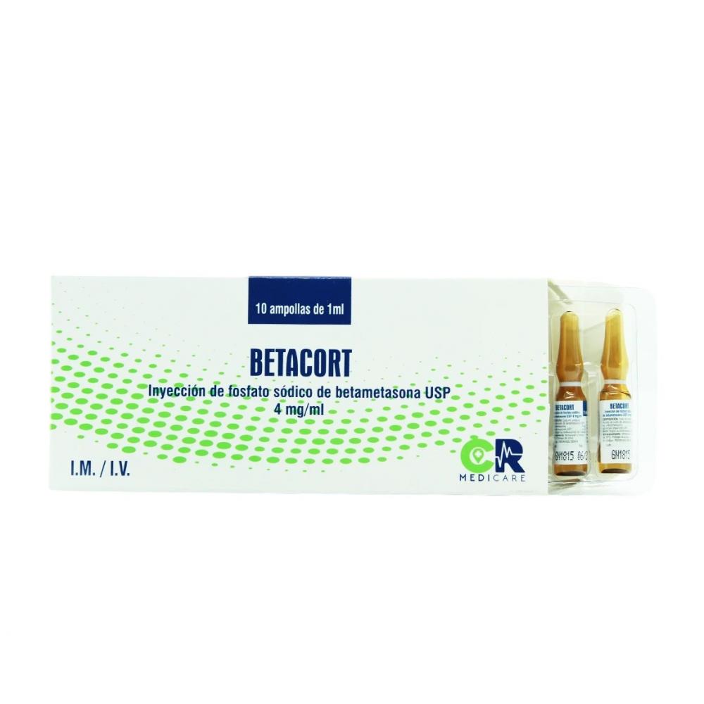 BETACORT BETAMETASONA 4MG/ML SOL INY IM/IV X AMP MEDICARE