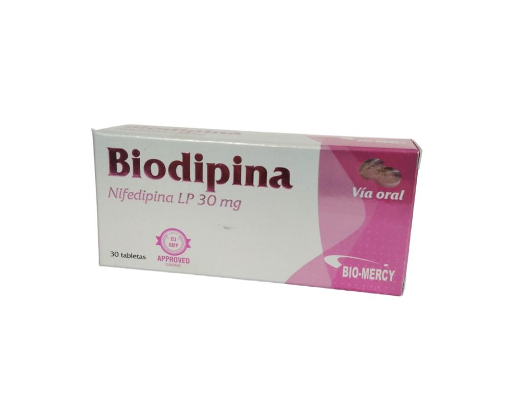 BIODIPINA NIFEDIPINA 30 MG X 30 TAB LP (NIFELAN TENSOMAX TENSOPIN) BIOMERCY