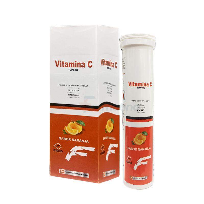 VITAMINA C 1000MG X 20 TAB EFERVESCENTES FAHD