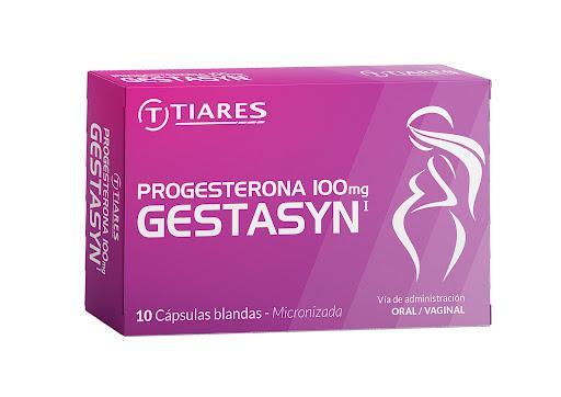 GESTASYN I - PROGESTERONA 100MG X 10 CAP BLANDAS VIA ORAL / VAGINAL