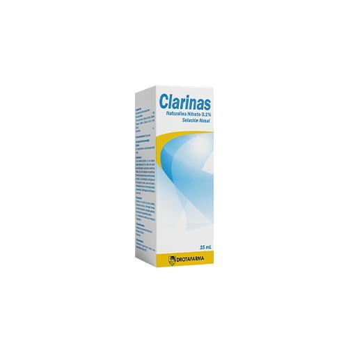 CLARINAS NAFAZOLINA 0.1% SOL NASAL 15ML DROTAFARMA (NAS/NINAZO/NARIX)