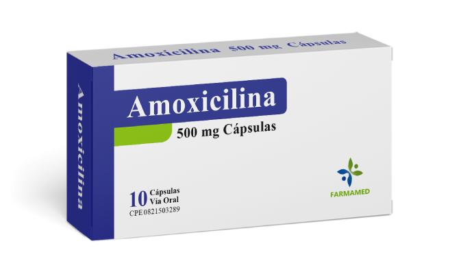AMOXICILINA 500MG X 10 CAP (AMOXIVAL/AMOXIPRAD) FARMAMED