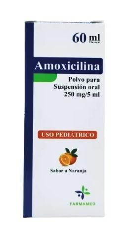 AMOXICILINA 250MG/5ML POLVO SUSP ORAL 60ML FARMAMED