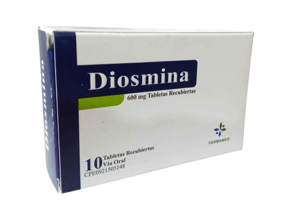 DIOSMINA 600 MG X 10 TAB