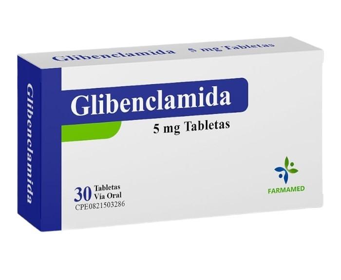 GLIBENCLAMIDA 5 MG X 30 TAB (DAONIL/ EUGLUCON/ GLIBENCIL)