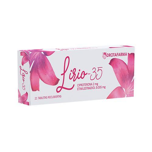 LIRIO-35 CIPROTERONA 2MG-ETINILESTRADIOL 0.035MG 21TAB DROTAFARMA