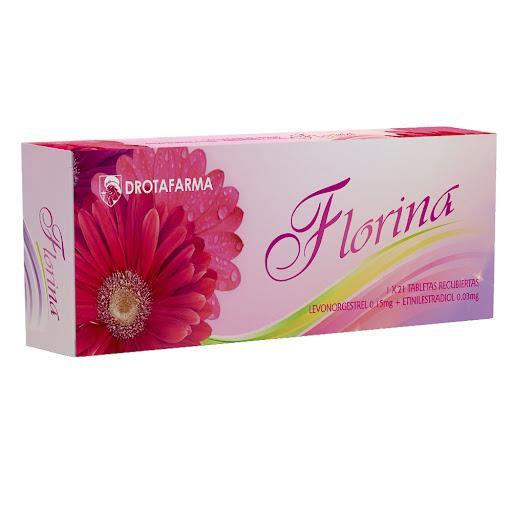 FLORINA LEVONORGESTREL 0.15MG ETINILESTRA 0.03MG X 21 TAB ROSADA (SINOVUL)