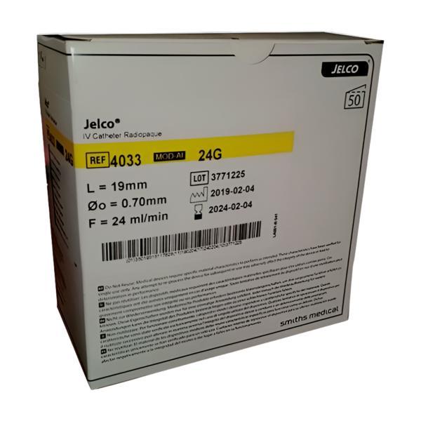 CATETER JELCO # 24 G SMITHS MEDICAL